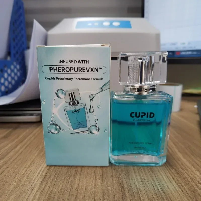 Cupid Charm Toilette Original EDP Pheromone Parfum Homme Infused Cologne for Men Lasting Fragrance Real Pheromone Perfume 50ml