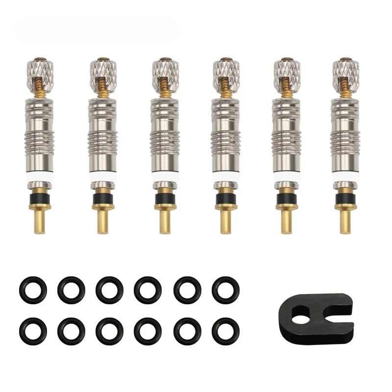 자전거 밸브 코어 고품질 프레스타 밸브 황동 코어 도구 MTB 로드 자전거 튜브 서비스 부품 도구 CNC 가공 탈착식 교체품