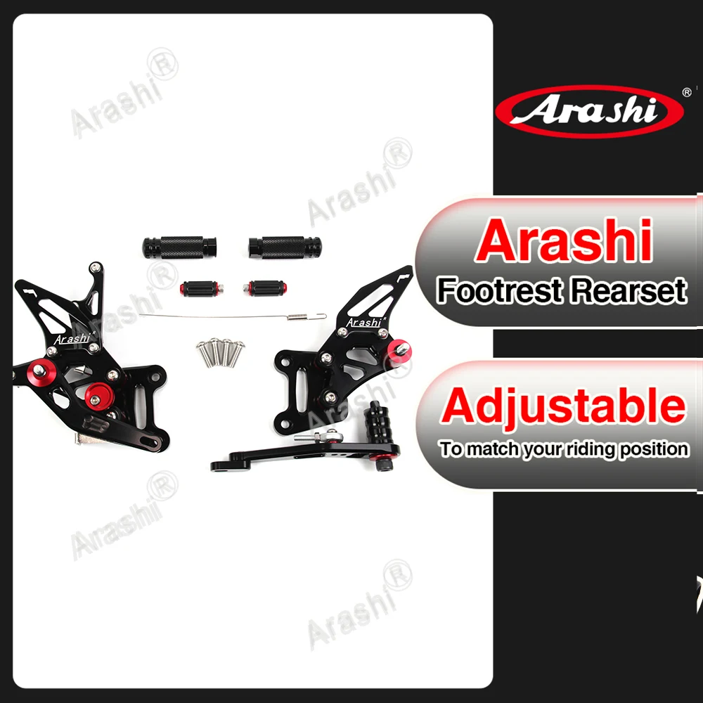 GSX-R1000 2017-2023 мотоциклетная регулируемая задняя подставка для ног с ЧПУ для SUZUKI GSXR 1000R GSXR1000R ABS 2018 2019 2020