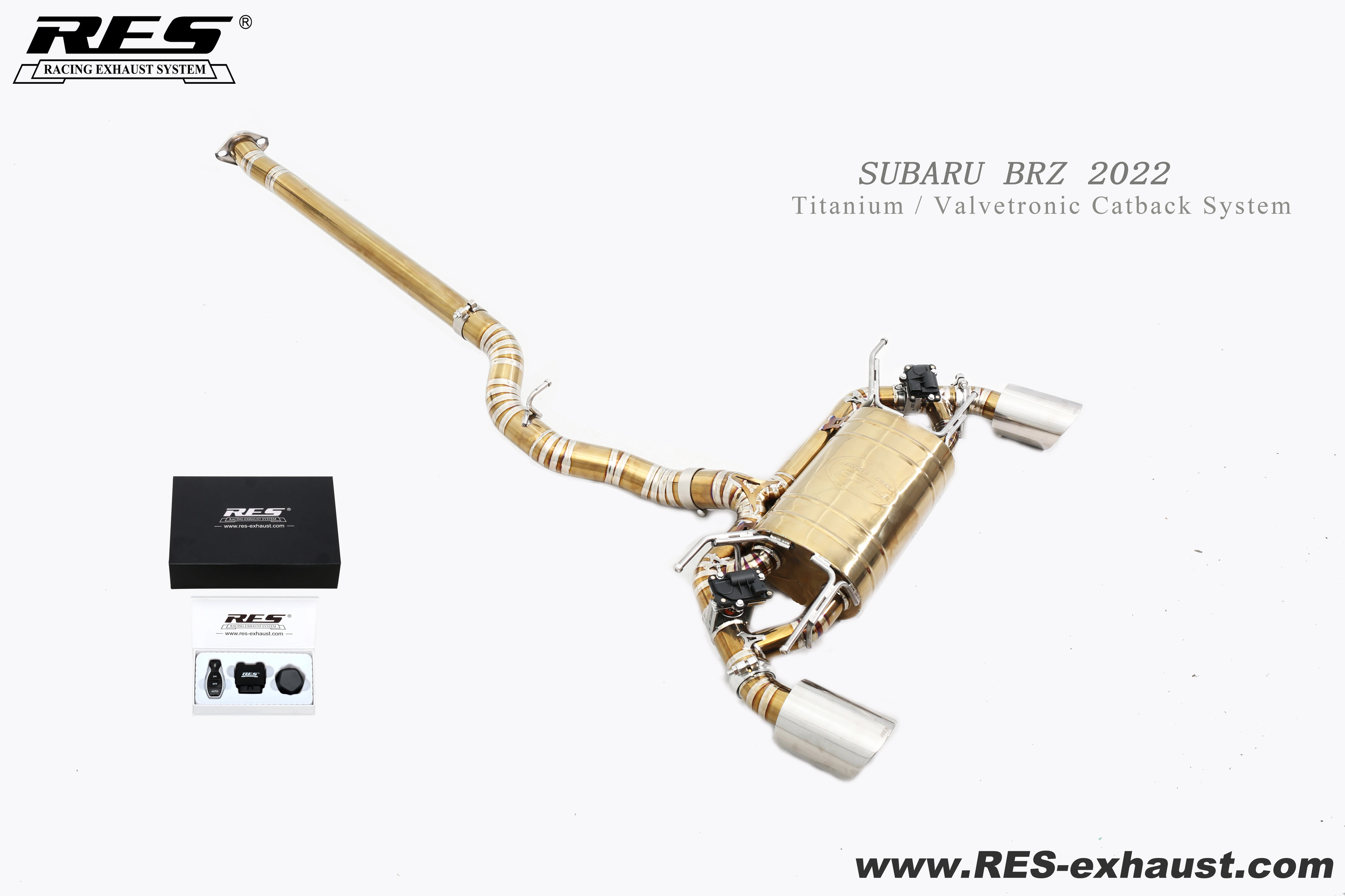 Titanium Brz Exhaust System Catback Exhaust For Toyota GR86 Brz 2.4L Subaru Brz 2022 parts