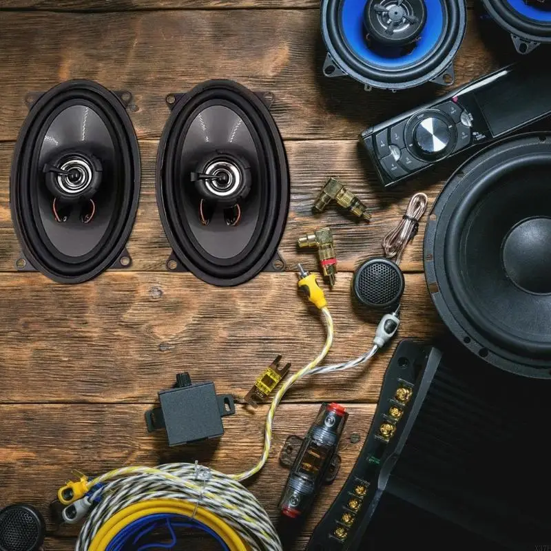 مكبرات صوت محورية صوتية فائقة ، إعدادات سهلة ، توافق واسع النطاق 2pcs x37f