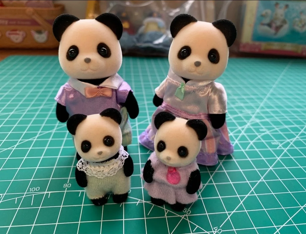 Sylvanian Families Anime Figures Ternurines Originales Doll Toy Baby Doll Collection Kawaii Ornament Birthday Gifts Toys