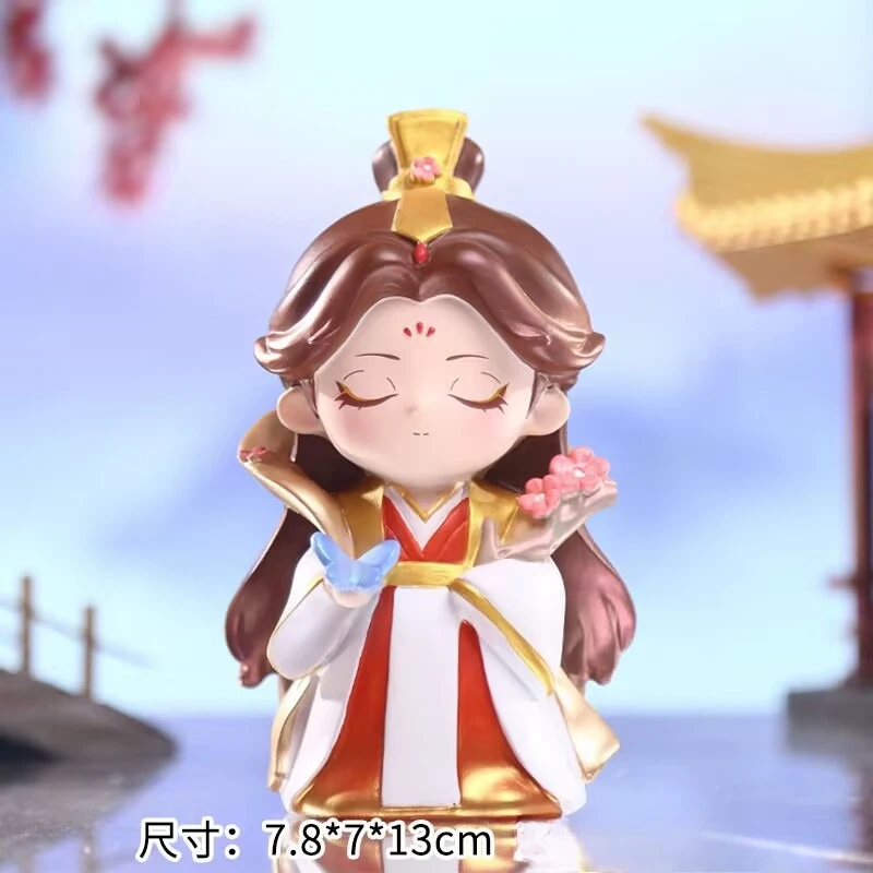 تمثال "لهمة الرسمية السماوية" بدون تابو، خزانة سطح المكتب لفتاة الحيوانات الأليفة اللطيفة، منتج مزخرف، لعب عصري Xie Lian Hua Cheng