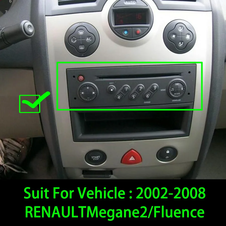 OEM Style Control Panel to Android Screen For RENAULT Megane 2 2002-2008 for RENAULT Fluence Car Video Player Plug to play