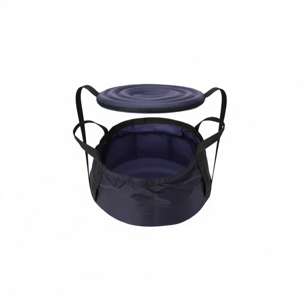Foldable Wash Basin Tuban Travel Essentials Portable Water Bucket Outdoor Camping Foot Bath Basin Lightweight Waterproof