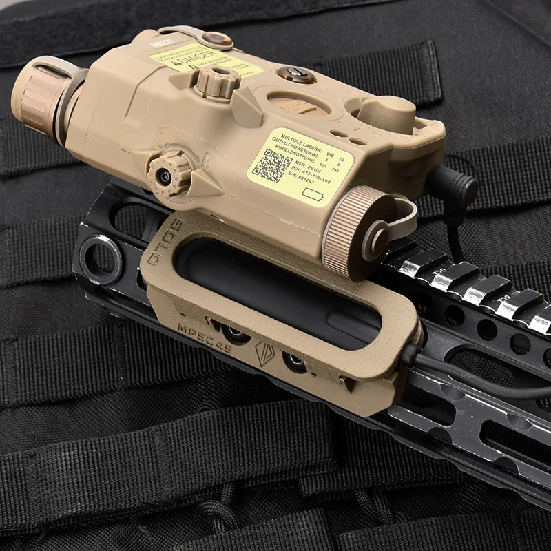 New Tactical Laser Pressure Remote Pad Switch Slot Mount Keymod System Rail M300/M600 Series Flashlight Accessory - view 6