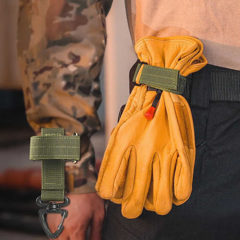

3 Pcs Outdoor Glove Storage Tie Work Gloves Oxford Cloth Grip Wear-resistant Leash