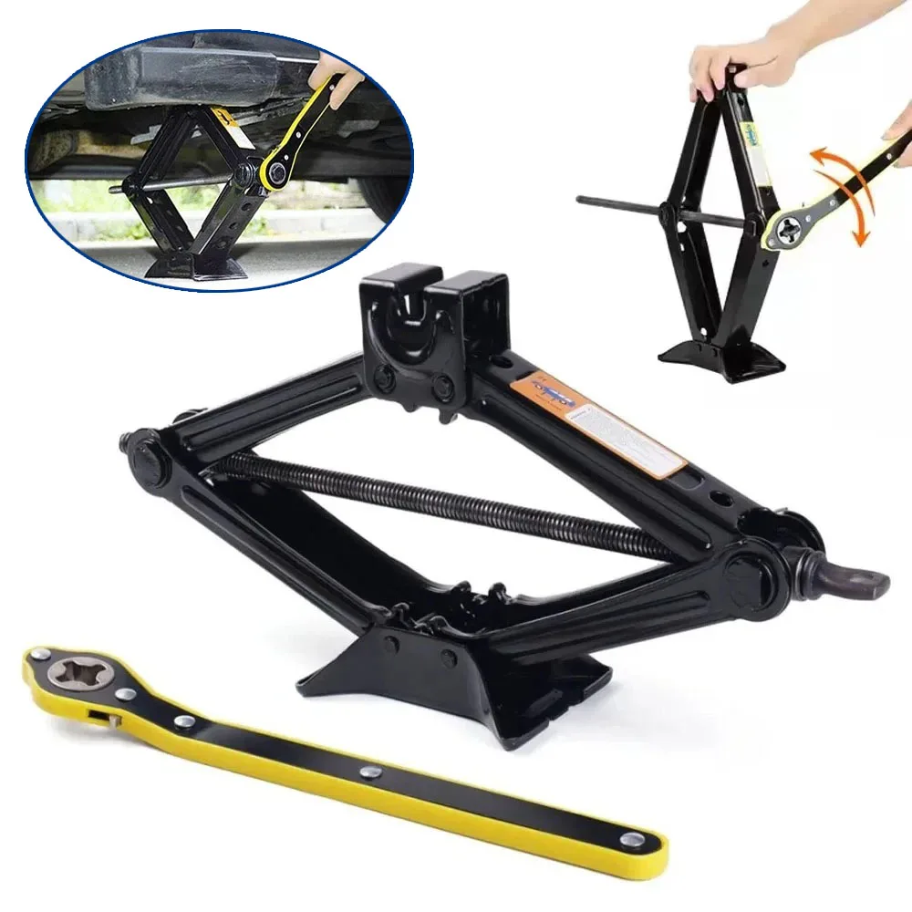 

2.5T Car Jack Portable Scissor Jack Hand Crank Labor-saving Portable Tire Change Car Repair Vehicle SUV Truck Lifting Tool Home