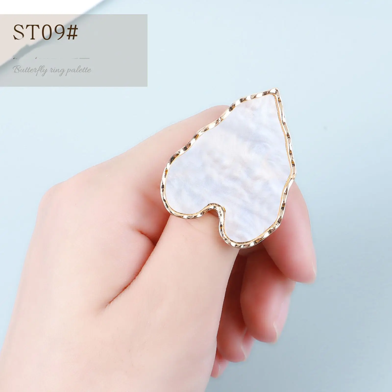 

Nails Finger Ring Painting Palette Foundation Mixing Pigment Holder Nail Art Palette Nail Art Plate Tips Nail Display Stand