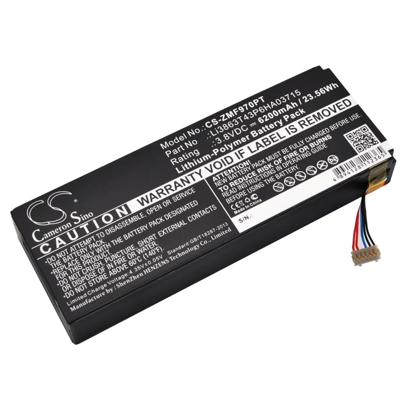 Projector 3.8V/6200mAh Battery for AT&T/Verizon S Pro 2,SPro2,Li3863T43P6HA03715,ZTE MF97V,SPro2 Smart Projector,SRQ-MF97V