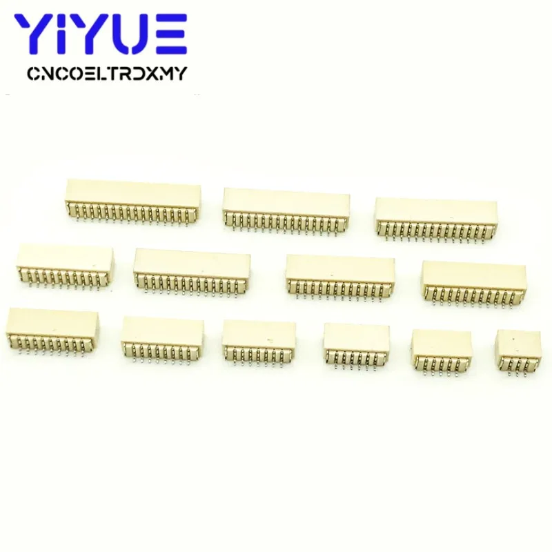 20Pcs/lot SH 1.0 mm Horizontal SMD Connector 2P/3P/4P/5P/6P/7P/8P/9P/10P/11P/12P Spacing Connector 1.0mm pitch patch plug