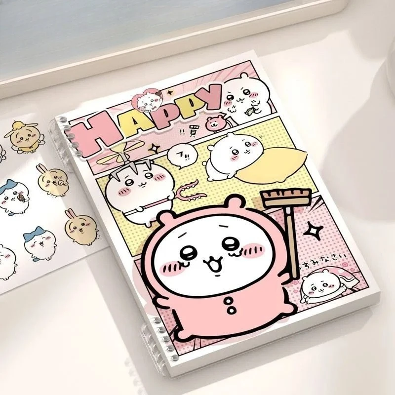 Anime Chiikawa Usagi Exquisite Loose Leaf Coil Notepad Notebook for Student  Kawaii Gift Portable Eco-friendly 2026 New Lovely