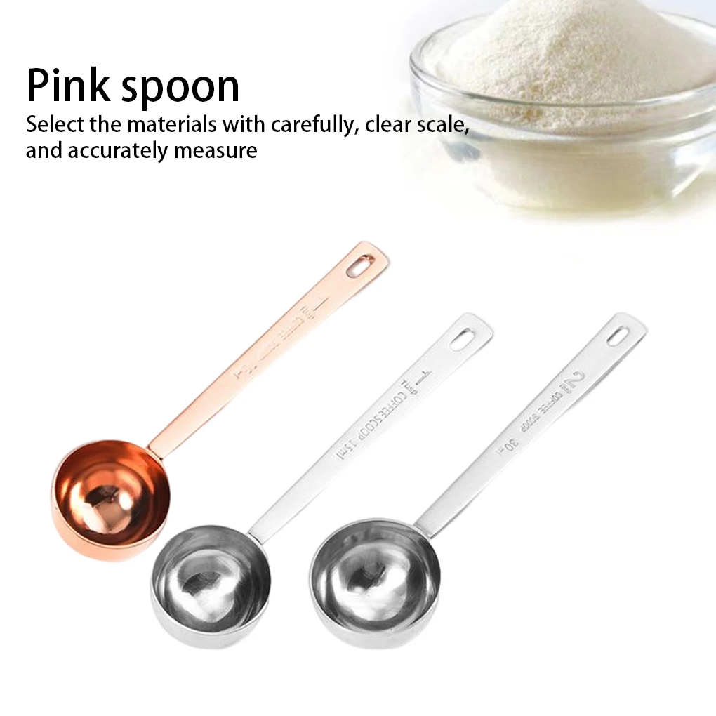 

Coffee Spoon Measuring Scoop 15ml Long Handle Tablespoon Home Accessory Multipurpose Stainless Steel Spice Tea Tool