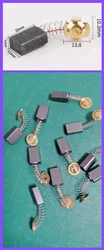 10개 카본 브러쉬,7*11*18mm,7*11*17mm,43 # 전동 해머 브러시, 앵글 그라인더 브러시, 전동 공구 브러시, 전동 픽 브러시