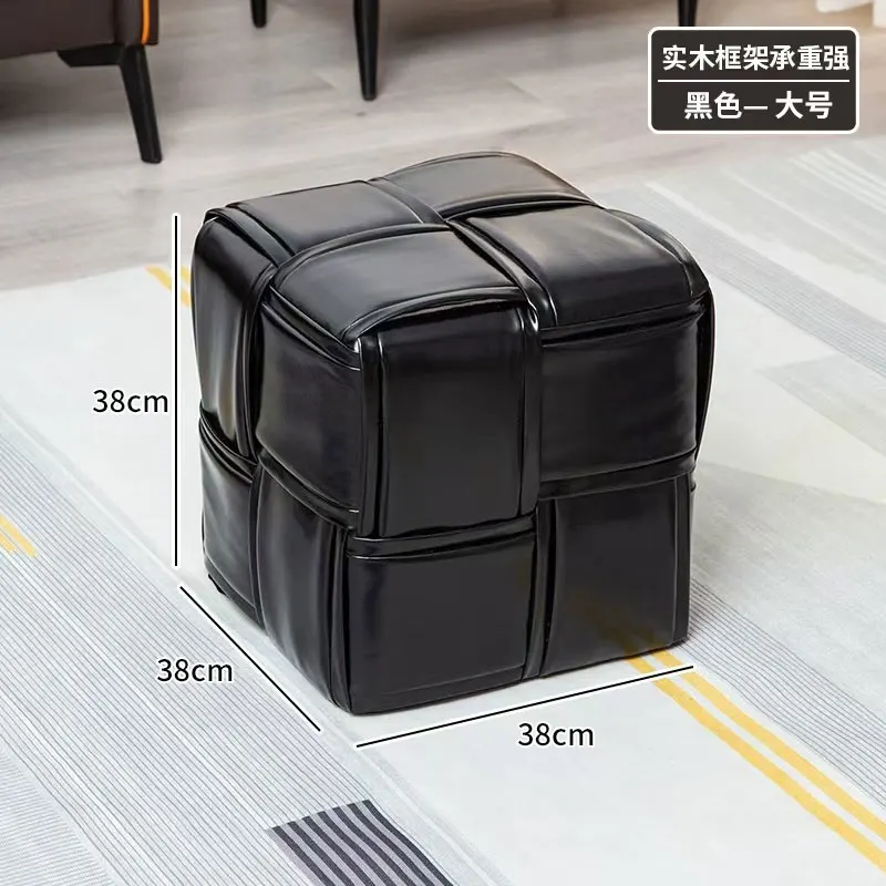 #comfortable furniture Mid CenturyCreativity stool Minimalist fashion modern design footrest stool living room coffee table home