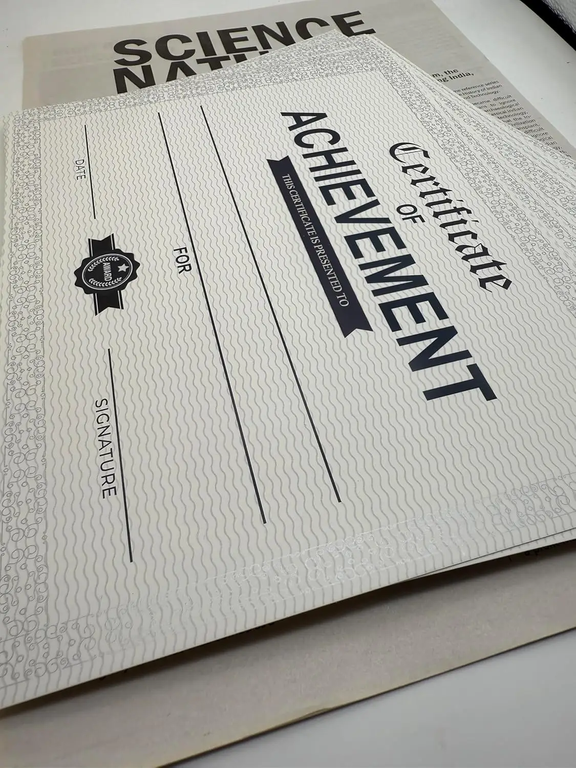 25 قطعة شهادة جوائز الإنجاز شهادات الانتهاء - 8 × 10 بوصة #3