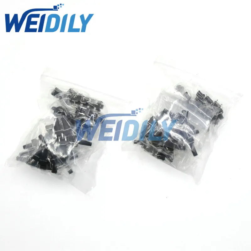 50PCS Tactile Tact Push Button Micro Switch Kit 6*6*4.3mm 5mm 6/7/8/9/10/11/12/13mm 6X6 4Pin DIP SMD Switches Button Set 10Kinds