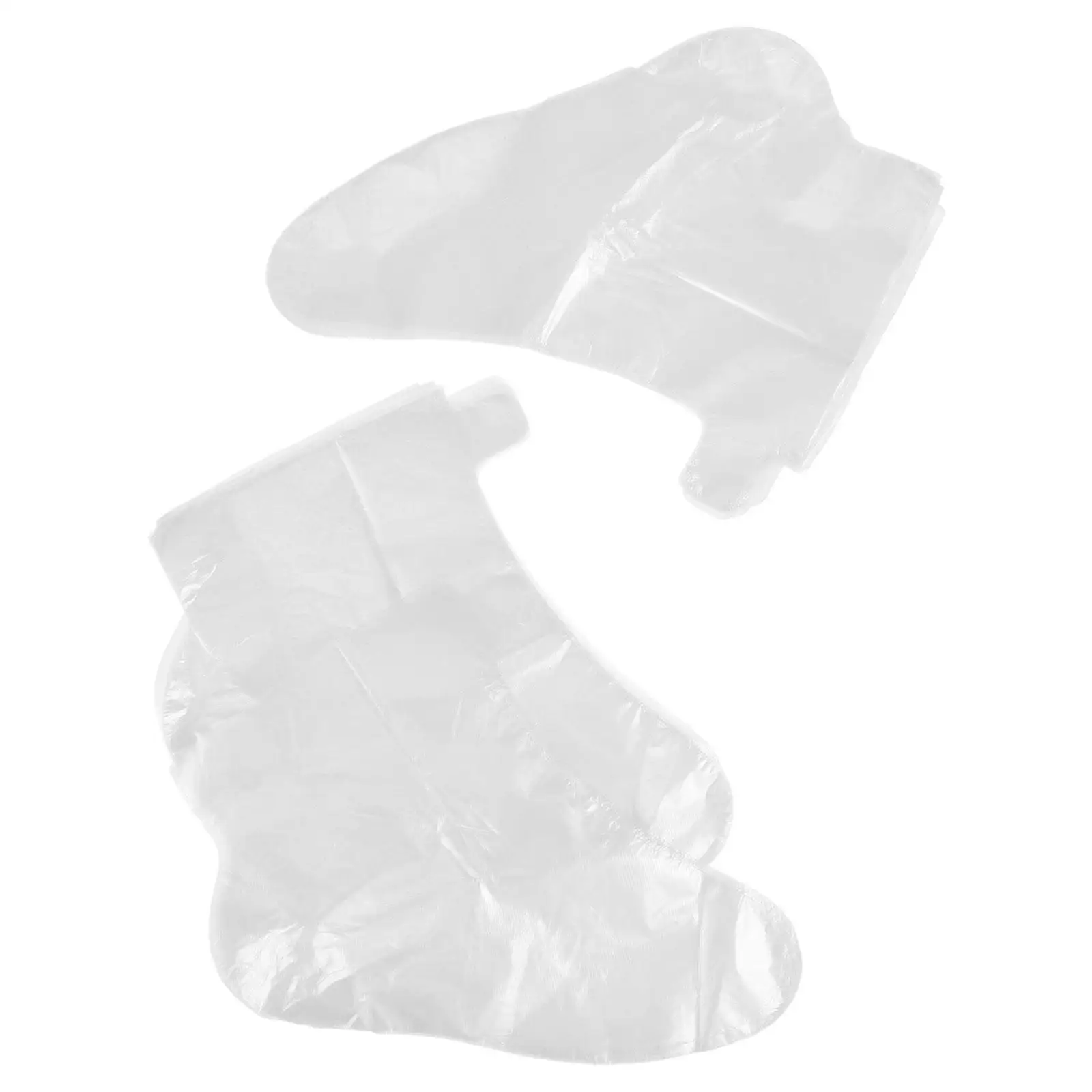 

100Pcs Waterproof Transparent Moisturizing Foot Bags Plastic Socks For Men Heel Socks Dry Cracked Feet Foot Mask Covers After