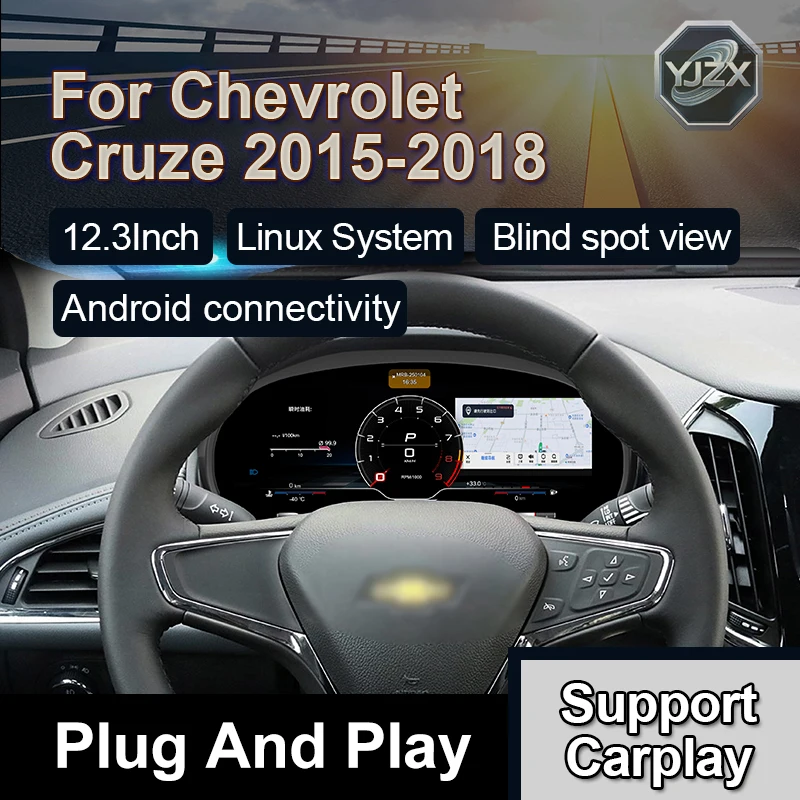 

Автомобильные аксессуары для Holden Cruze/Holden Astra Sedan 2015-2018, обновление автомобильного ЖК-дисплея приборной панели с Carplay и связью на базе Android