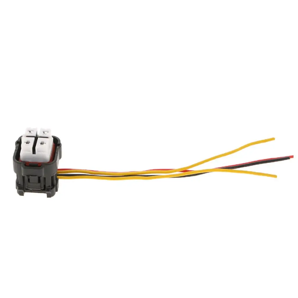 High Quality Plastic Fuel Pump Plug 4 Pin Wire Harness Connector for Vehicle Fuel System Service