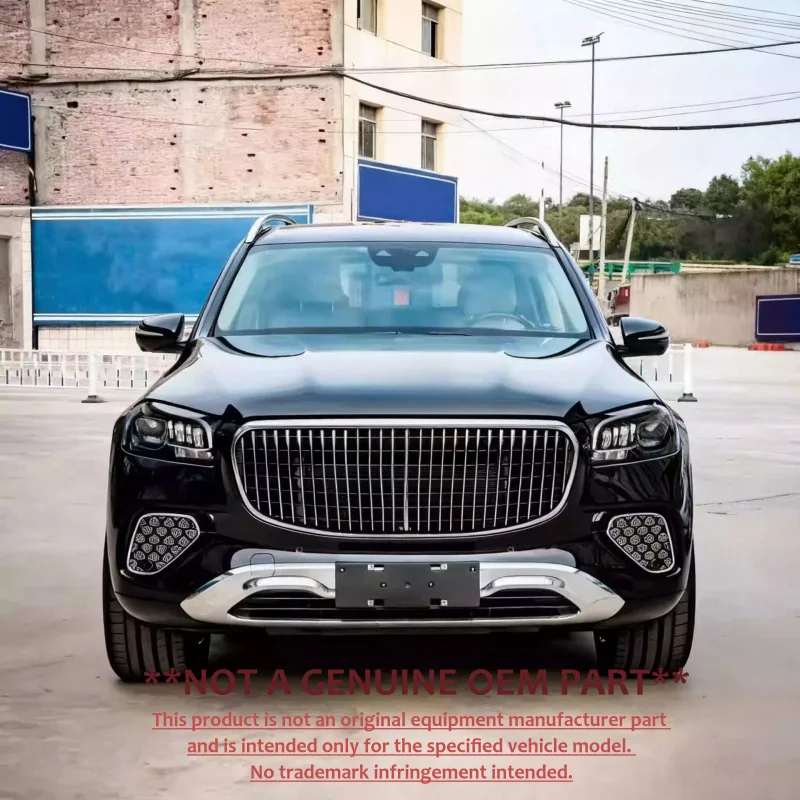 For Mercedes‑Benz GLS400 GLS450 Upgrade Maybach GLS680 Style Full Body Kit Front Rear Bumper Grille Wheel Arch Trim Modification