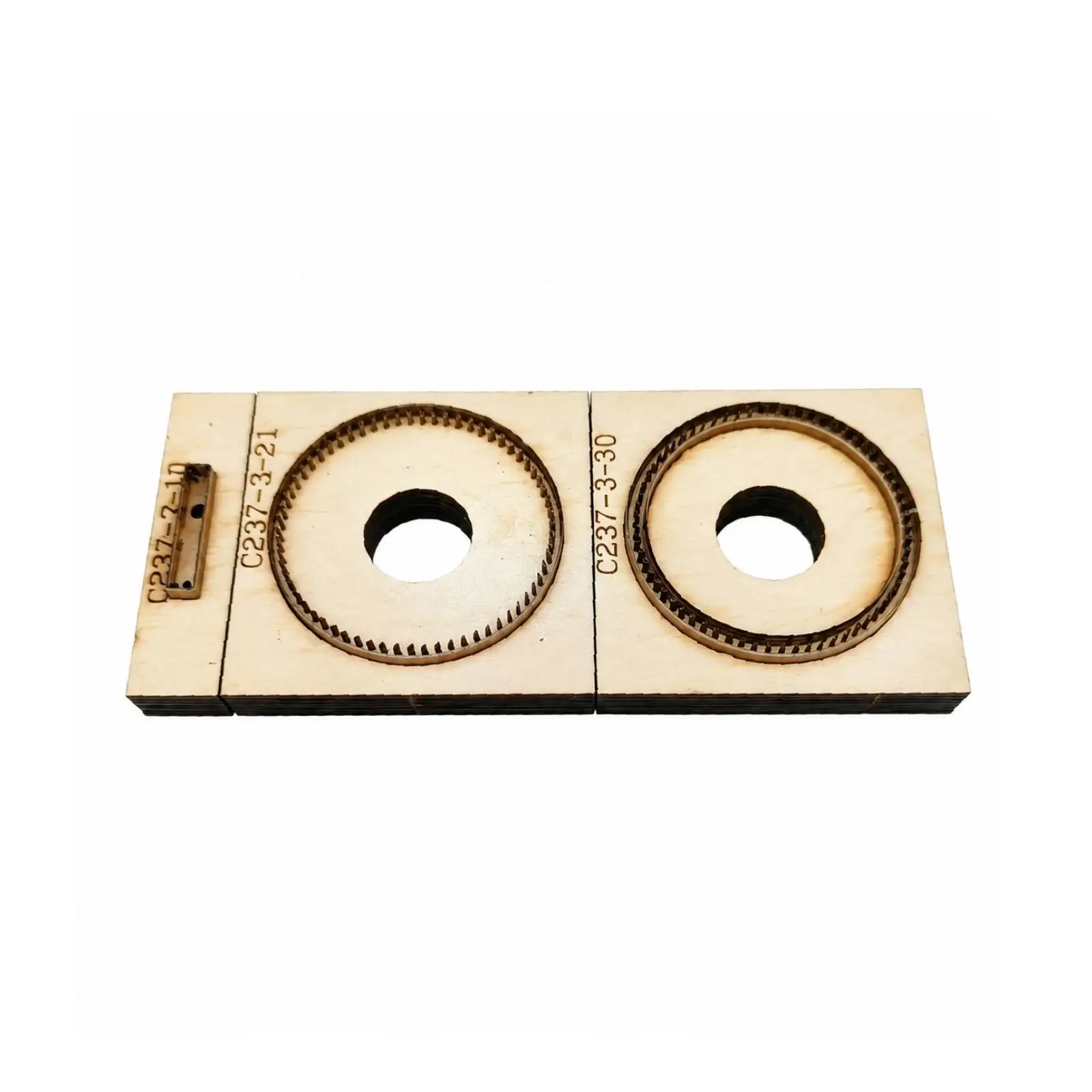 DIY Leather Die Cutting Tool for Round Pendant Outlines with 6mm Center Hole and Metal Profile for Home Crafting Projects