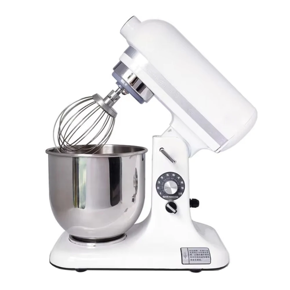 Commercial 7L Planetary Dough Mixer 1500W Stand Cake Flour Mixer Household Chef Machine Egg With Stainless Steel Bowl
