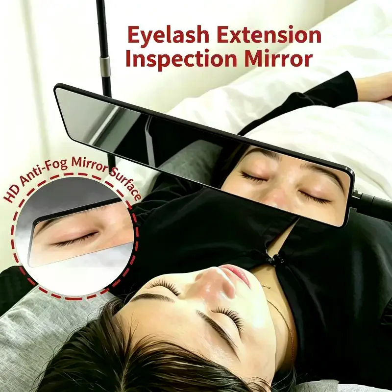 1Pcs Long Strip Eyelash Extension Inspection Mirror HD Anti Fog Professional Lash Grafting