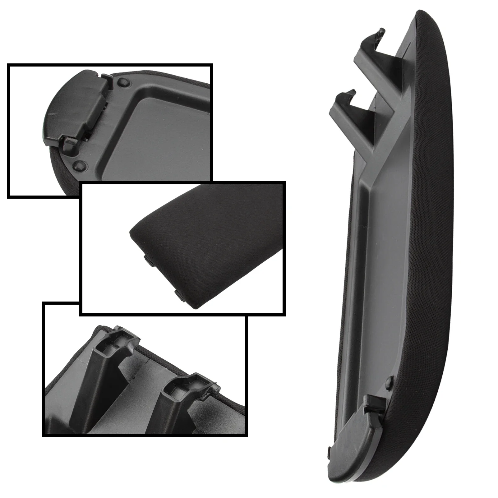 3B0867173 Car Centre Console Armrest Lid Soft Fabric Armrest Cover 18D867173 for VW Jetta Golf 4 Mk4 Bora Polo 6R 9N 9N3