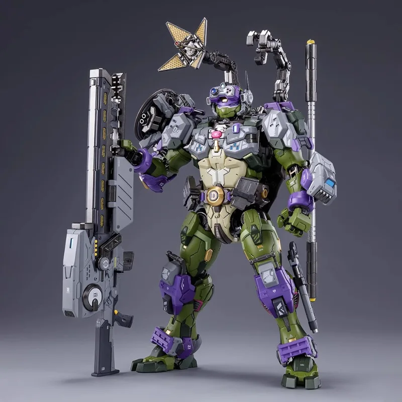 HEATBOYS Finger-snap Ninja Turtle Figure Donatello Donny Alloy Ninja Turtle Toy Mecha Model Action Figure Model Toy