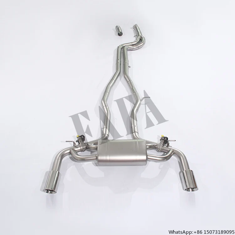 

Высокопроизводительная выхлопная система Cat-Back из нержавеющей стали с клапаном и глушителем для Toyota Supra 3.0T 2021 года (средняя и концевая секции)