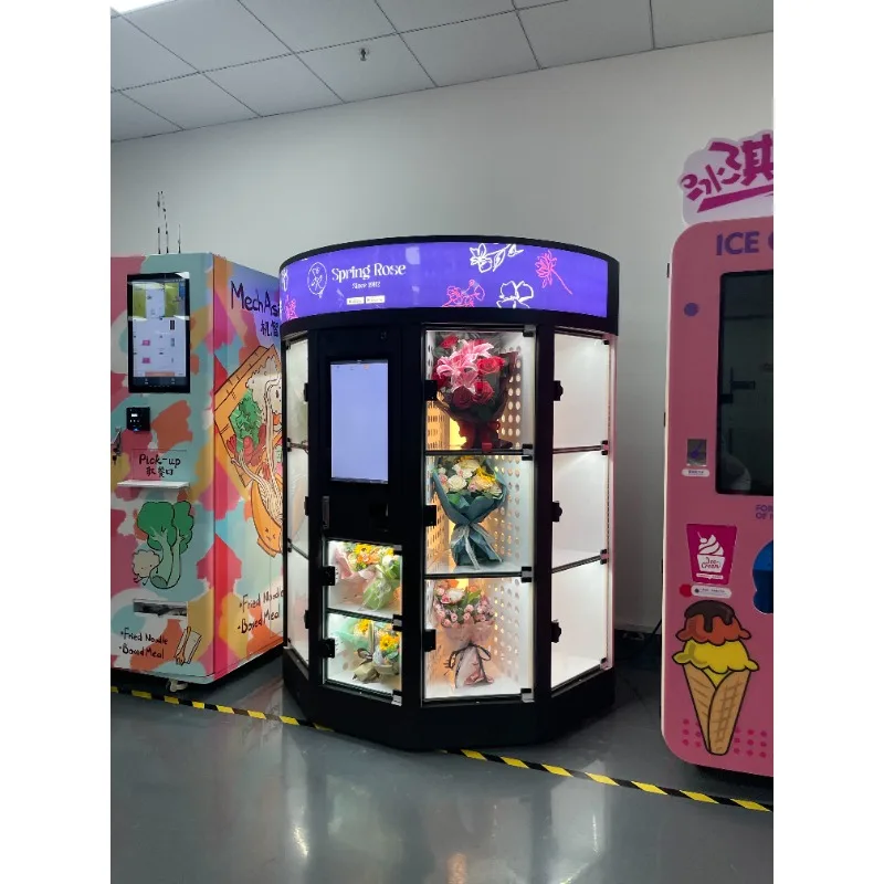 Wholesale Floral Vending Machine Smart Flower Vending Machine With Precise Temperature Humidity Control Constant Fresh Keeping