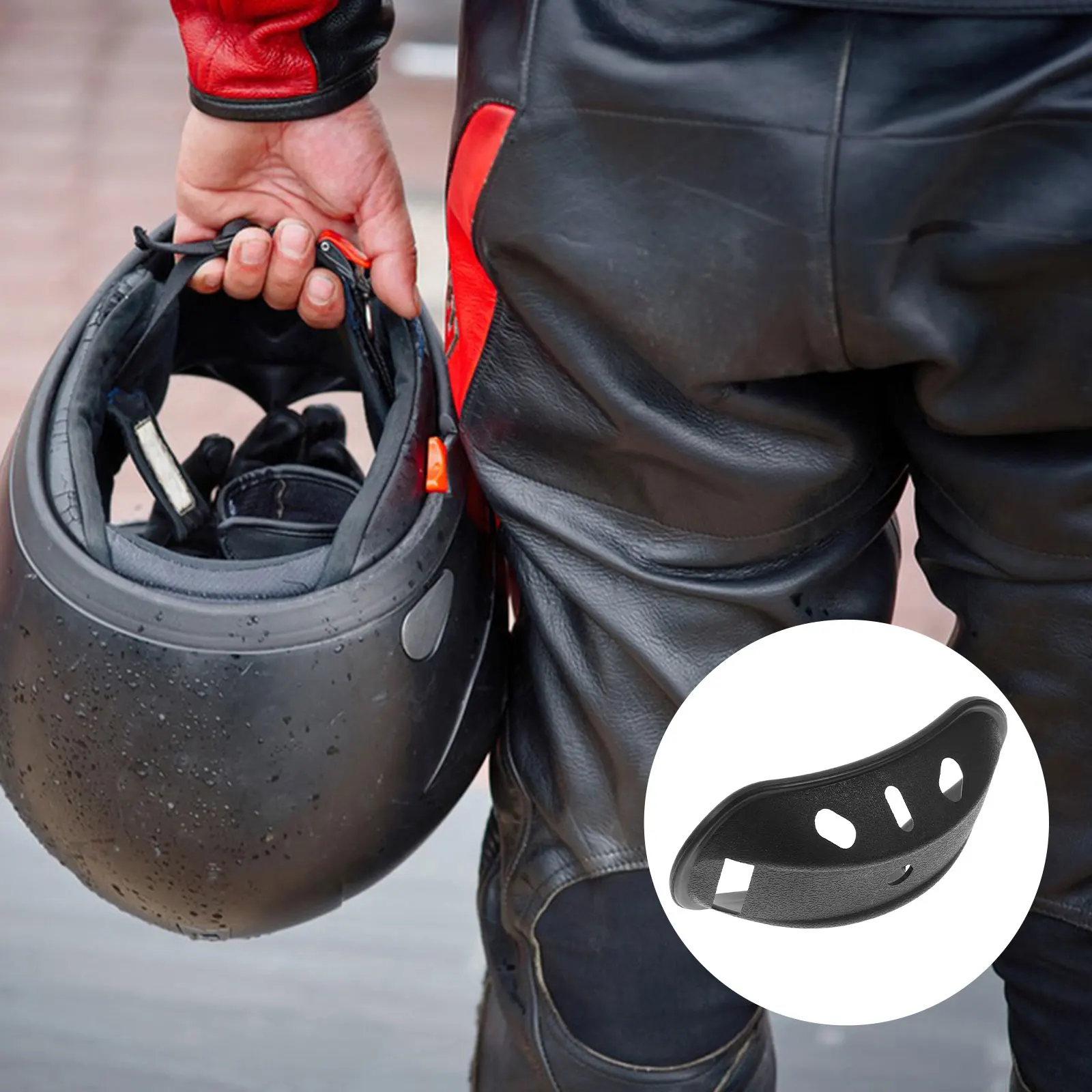 

10 Pcs Black Chin Guard Comfortable Safety Helmet Pad Construction Hard Hat Accessory Soft Chin Cup Protector