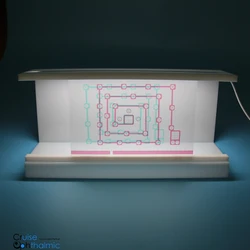 Guide Line Duochrome Optometric Red/Green Stereo Test | Vecto-grams | Low Vision Test Chart