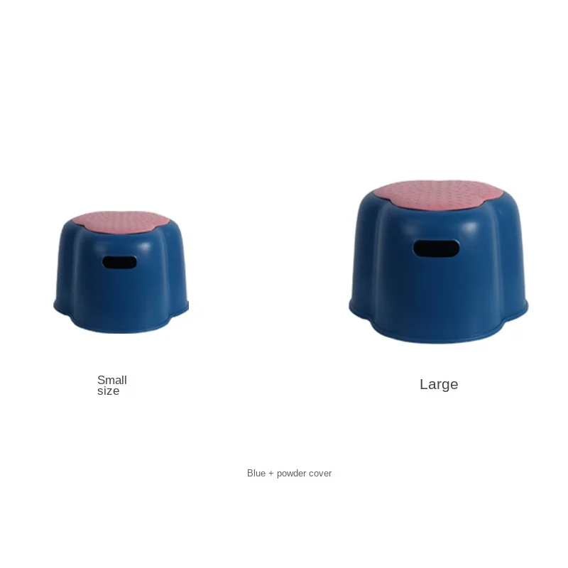 Children petal stool home can be stacked living room stool thickened plastic bathroom toilet anti-slip stool manufacturers whole