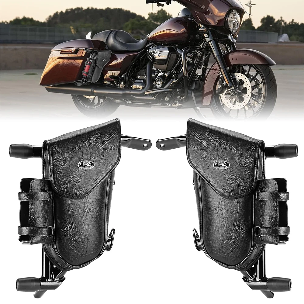

Мотоциклетная седельная сумка, защитные сумки для багажа для Touring Road King Street Glide Road Glide Electra Glide Ultra 2009-2025, седельная сумка