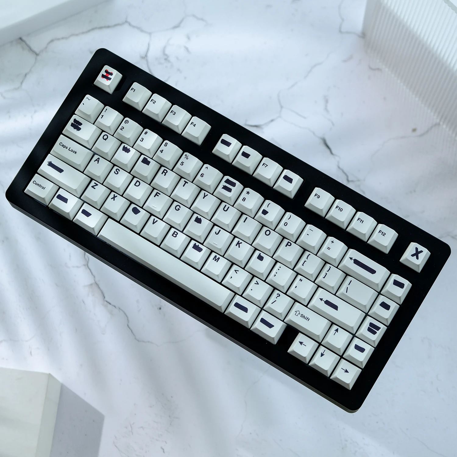 Imagem -05 - Keycap Teclado Mecânico Perfil Cereja Pbt Sublimação Dye Interruptor mx 1.75u Shift Iso Enter Gmk 150 Chaves