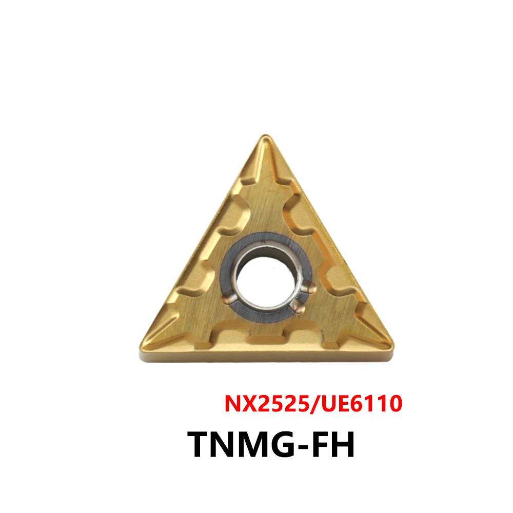 TNMG 160404 FH Original CNC Lathe Cutter TNMG160402-FH TNMG160404-FH TNMG160408-FH NX2525 UE6110 AP25N Carbide Inserts TNMG1604