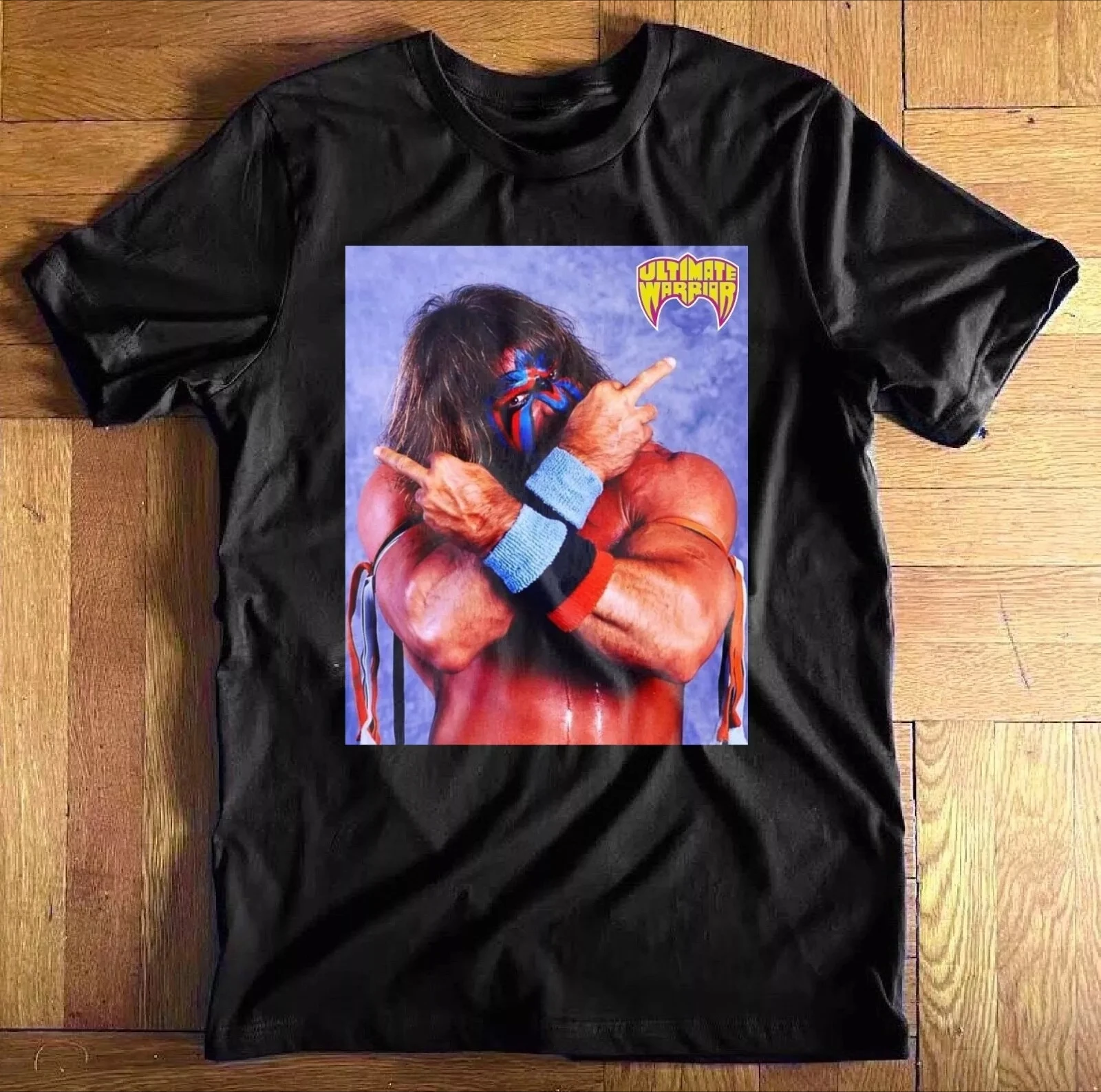 

Ultimate Warrior Unisex T-Shirt 100% Cotton Men's Print T-Shirt Summer Hip Hop High Street Casual Women's Clothing harajuku tops