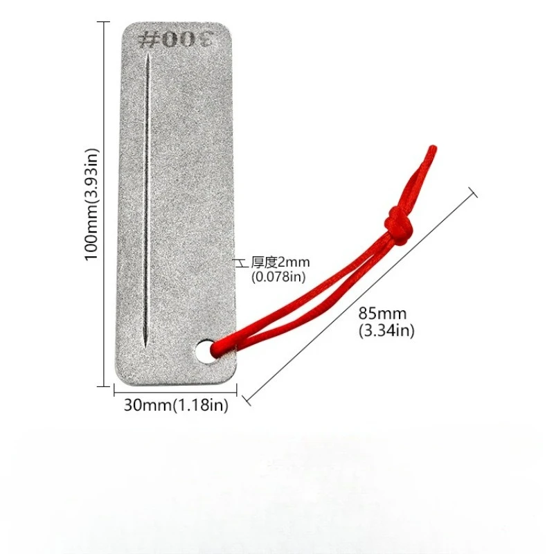 Accessori per attrezzatura da pesca con mini temperamatite per esterni con pietra per affilare per amo da pesca