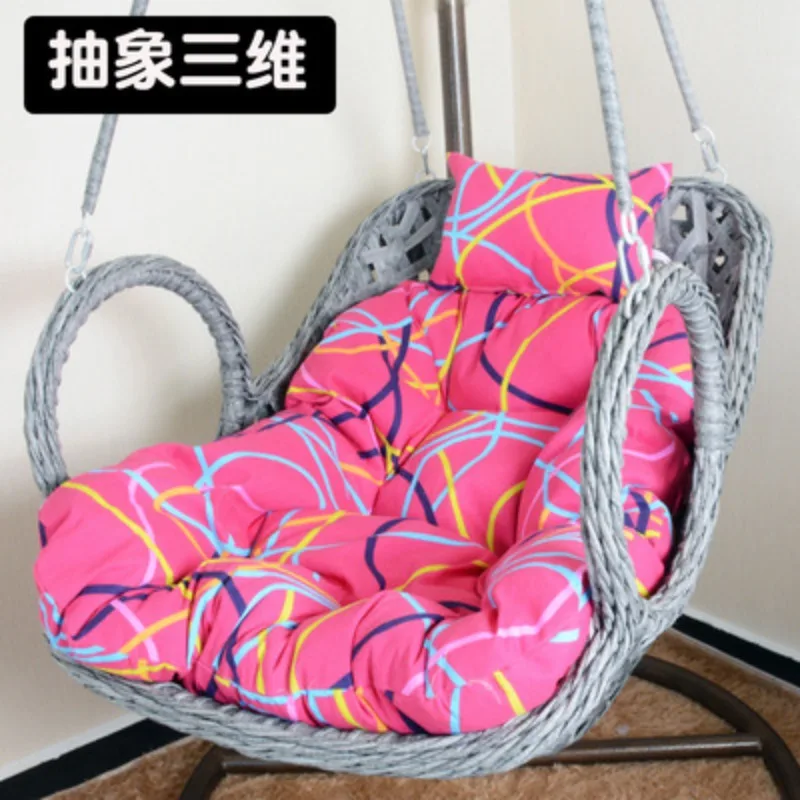 Egg Chair Cushion Cover Hanging Basket Chair Cushion Thick Swing Chair Cushion Cover For Outdoor Indoor Living Room Decoration