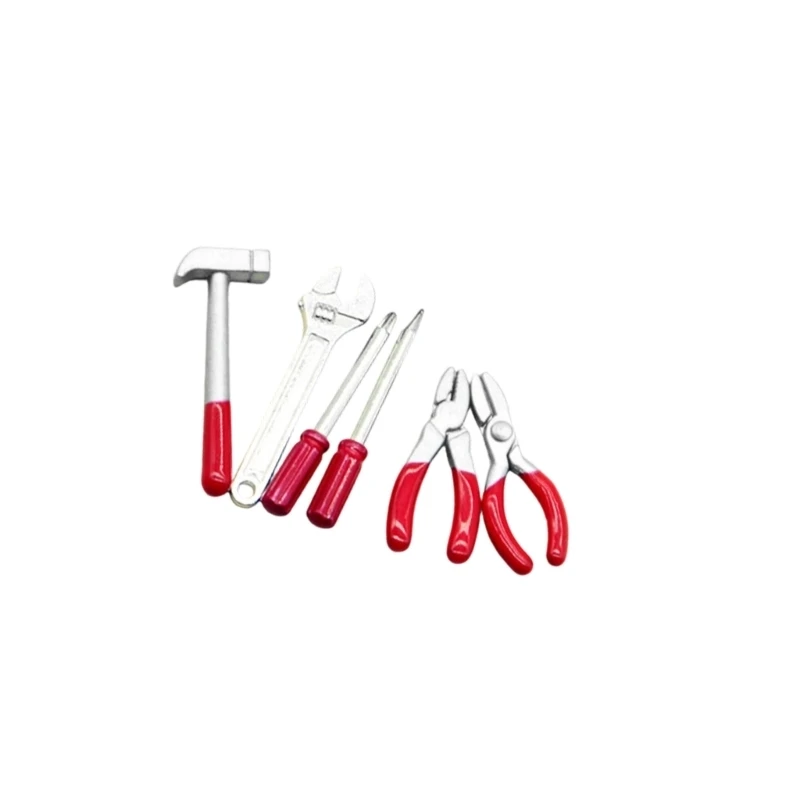 Ensemble d'outils jardinage miniatures réalistes 23GD, pour affichage scène maison poupée 1/12, accessoires jeu
