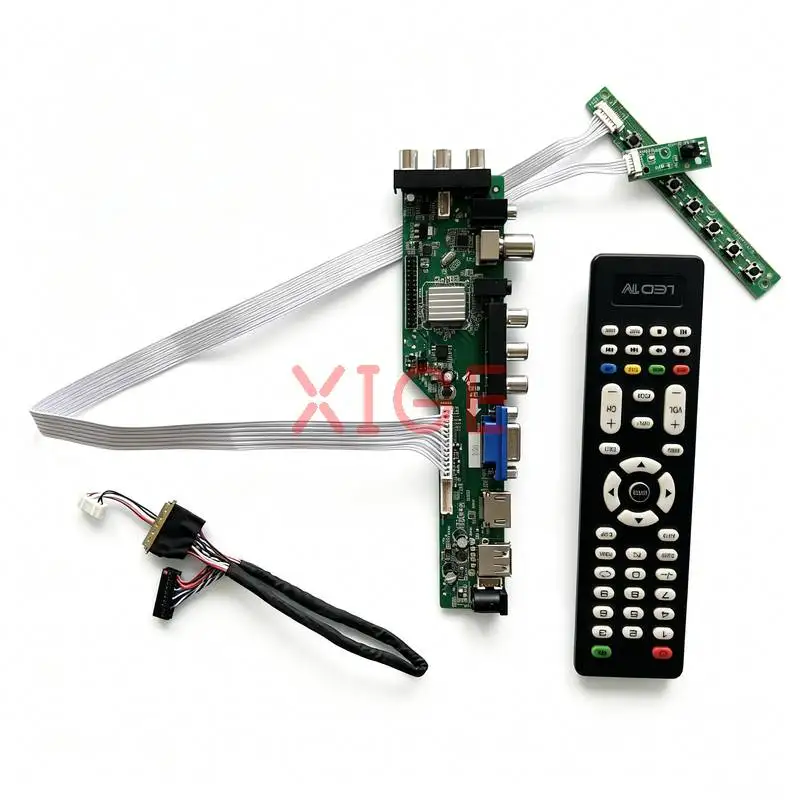 

Drive Board Fit LTN116AT04 LTN116AT06 LTN116AT01 LTN116AT07 Laptop Monitor 1366x768 DVB/USB/AV/VGA/HDMI 1366*768 LVDS-40 Pin Kit