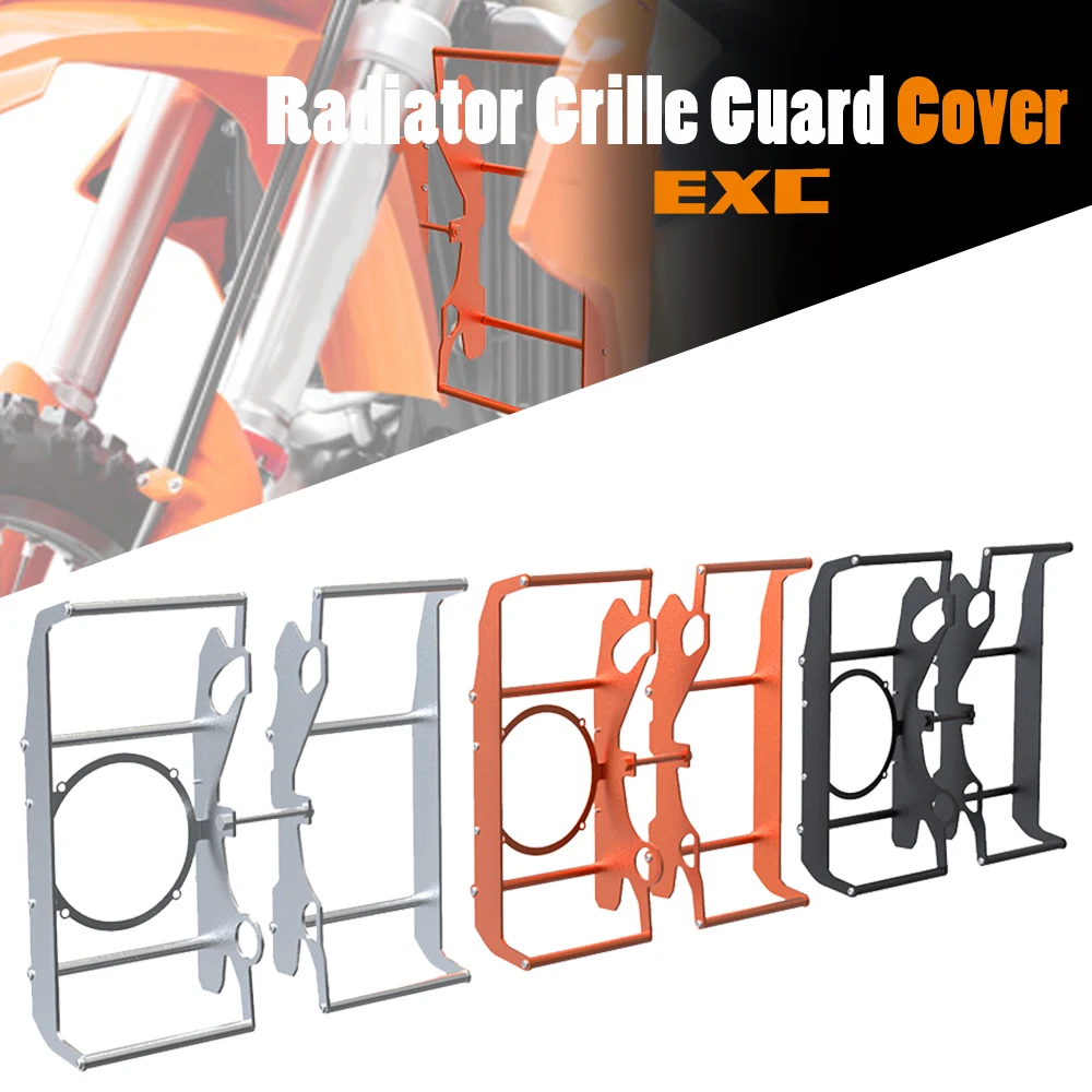 

Motorcycle Aluminium Accessories Radiator GrilleGuard Cover Protector Grille 2023 2024 FOR KTM EXC 2T 4T Model 2020 2021 2022