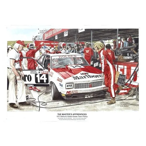 Torana A9X 1977 Pitstop Tin Sign 50 x 35cm - Made in Australia --Tin Sign