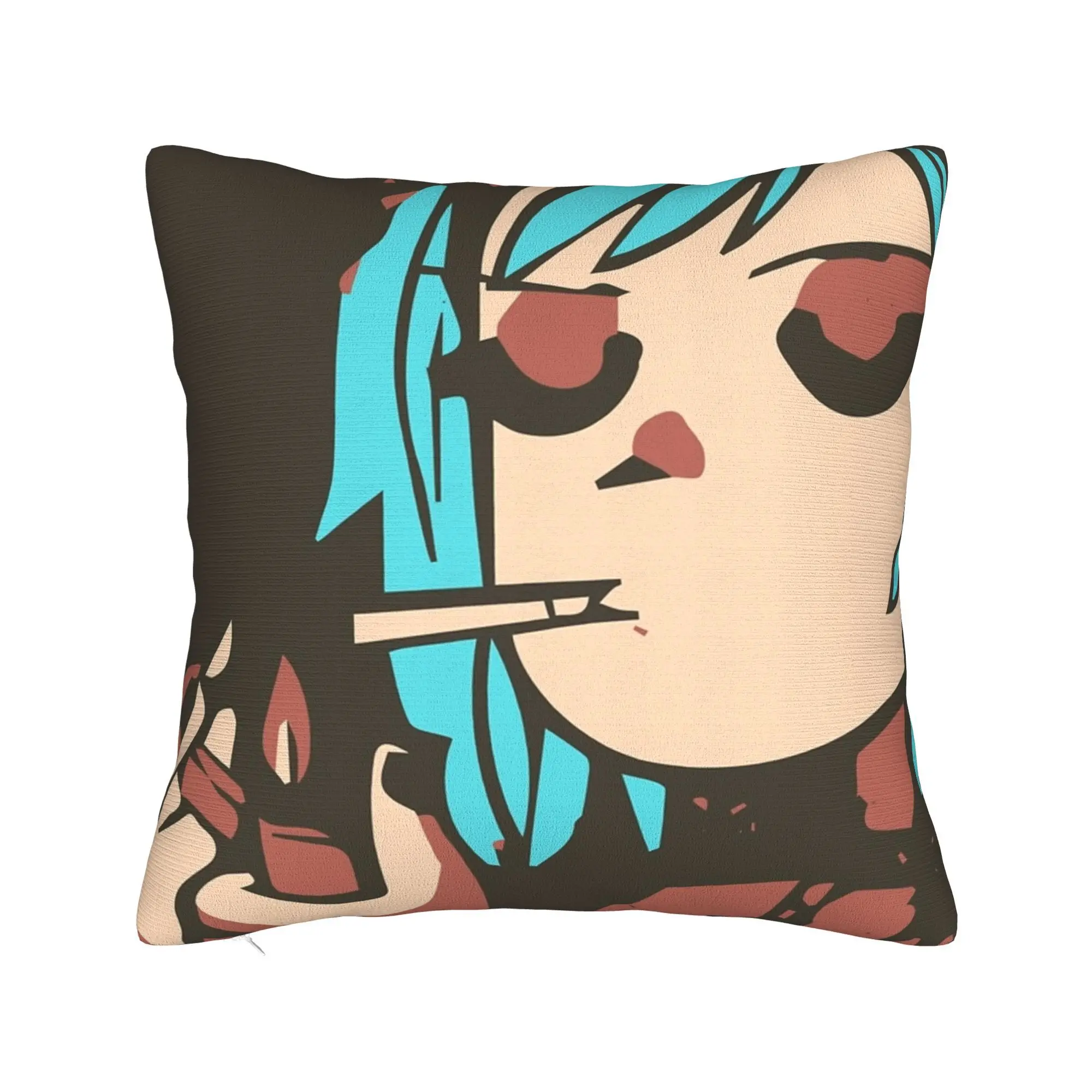 Ramona Flowers Scott Pilgrim Pillowcase Printing Fabric Cushion Cover Gift  Throw Pillow Case Cover Sofa Square 18