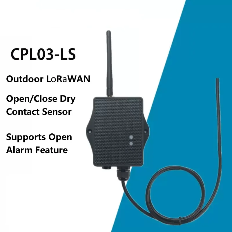 

CPL03-LS Outdoor LoRaWAN Open/Close Dry Contact Sensor for Internet of Things Supports Open Alarm Feature Datalog Feature