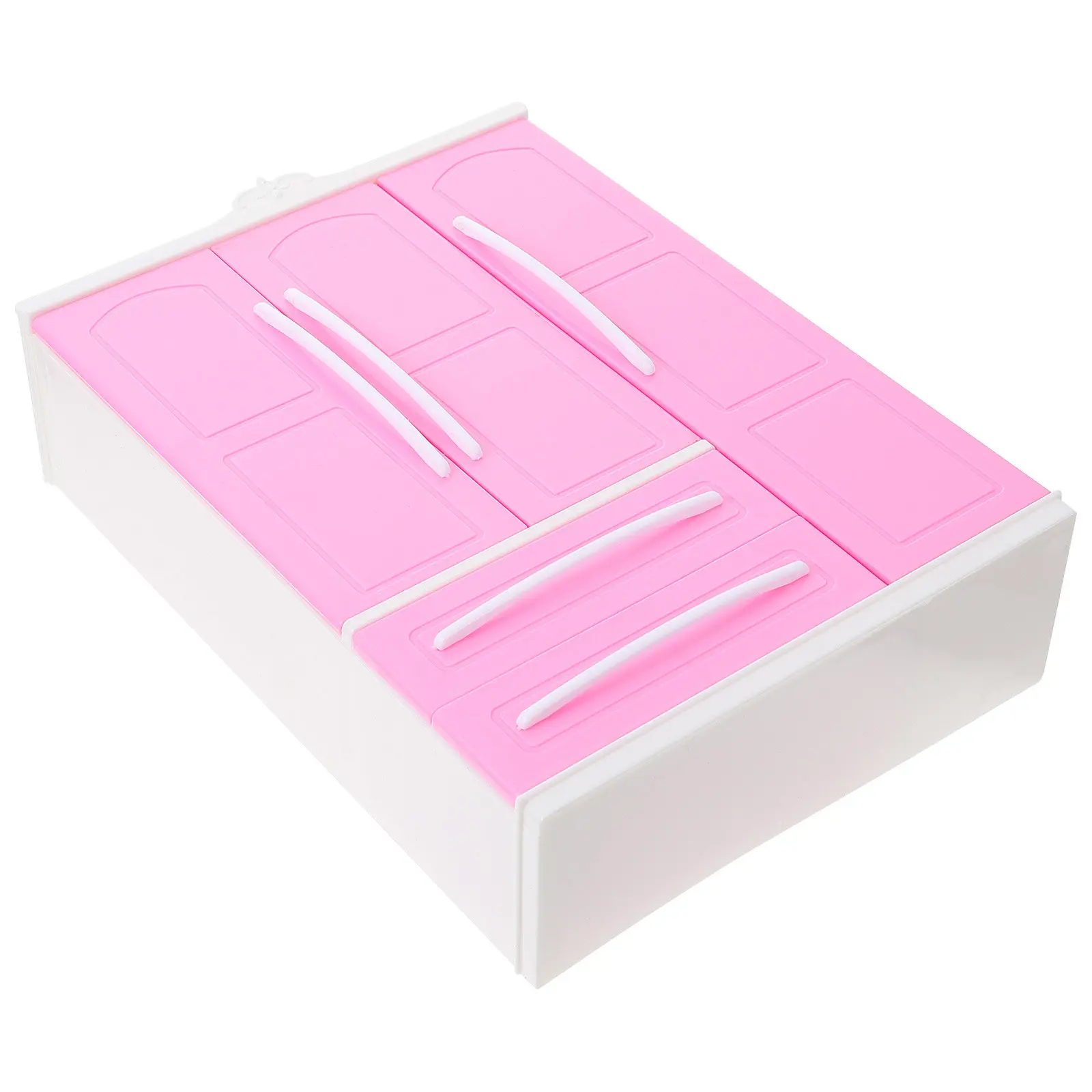 

1Pcs Mini Wardrobe Closet Sturdy Creative Furniture Accessory Children Gift Clothes Organizer Decoration Wardrobe Model