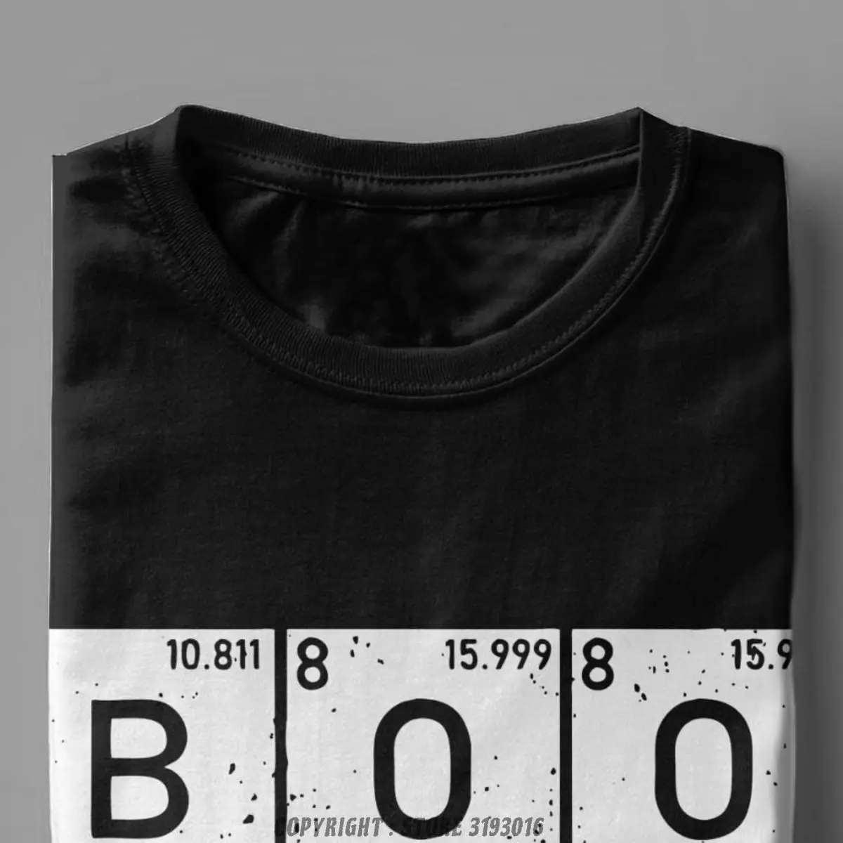 Printed Sweatshirt T Shirt Funny Halloween The Element Of Surprise Boo Men T Shirts Chemical Periodic Table Science Geek Tees