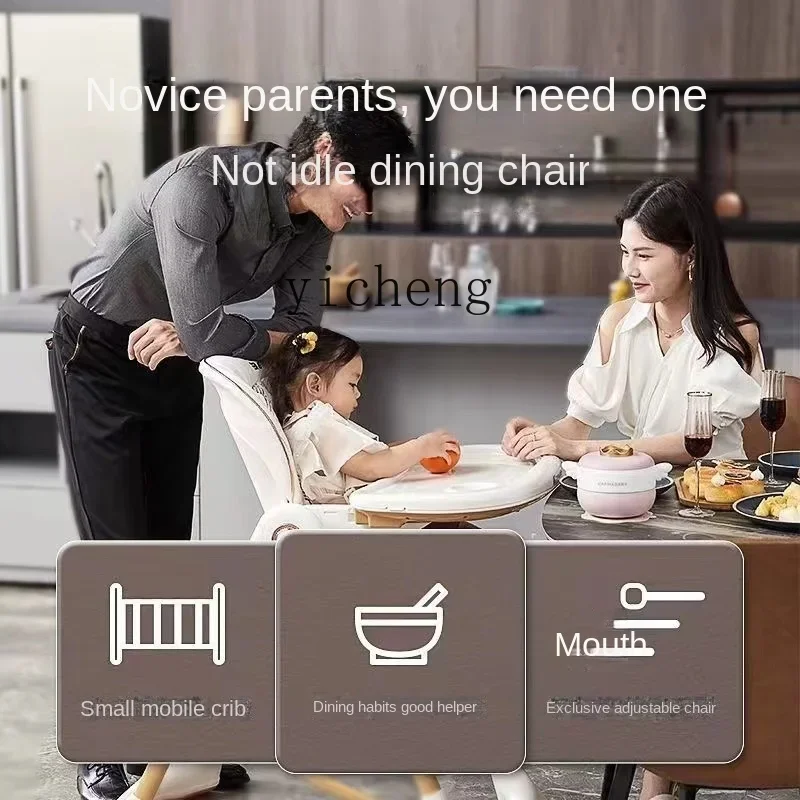 Picture 3: Tqh Baby Dining Chair Household Foldable Multifunctional Portable Dining Table Children's Study Desk